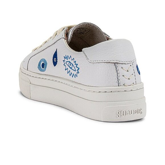 Soludos Women's Sneakers with Blue Eye Motif - Picture 9 of 12